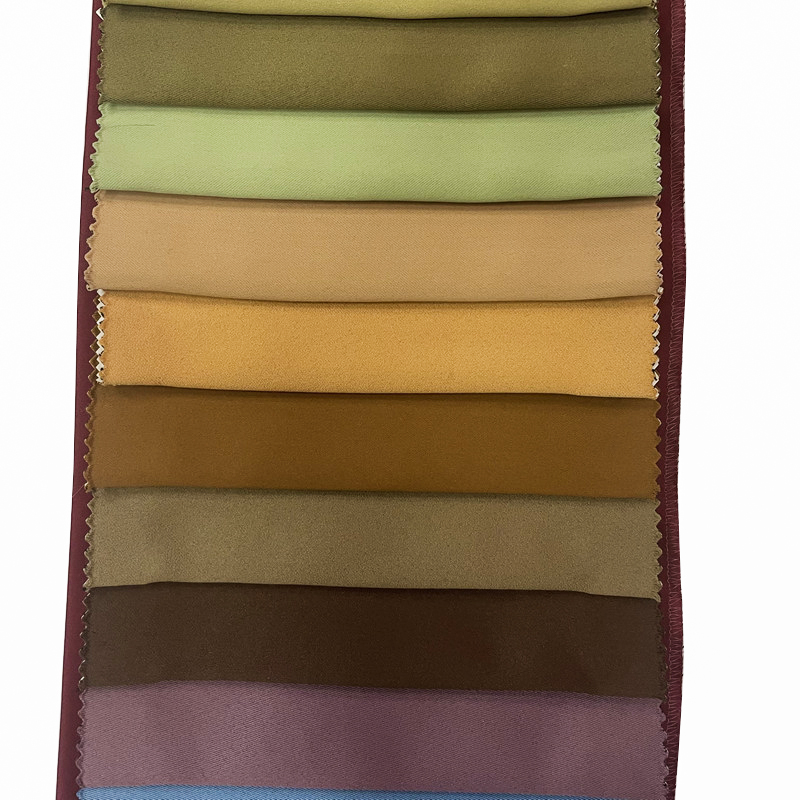 Polyester Plain Color Blackout Curtain Fabric for Sliding Glass Doors