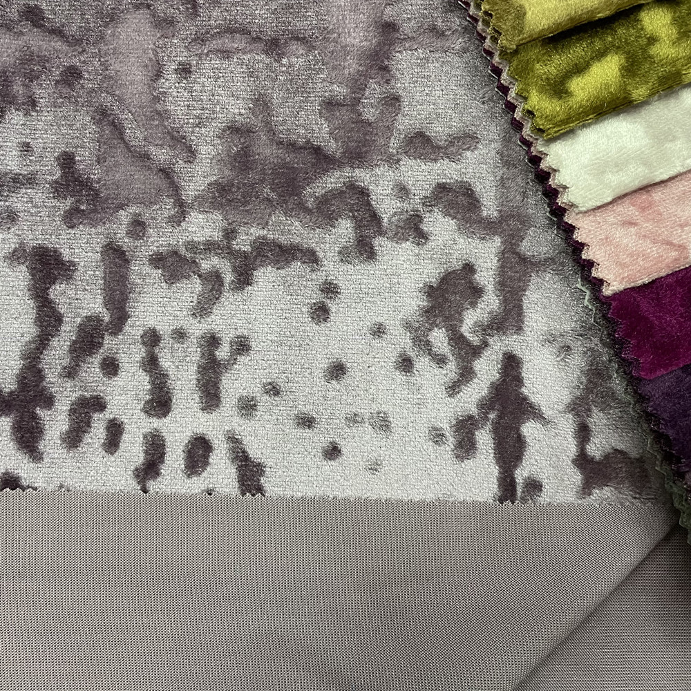 Multiple Colors Polyester Luxury Style Italian Regular Ice Velvet Curtain Fabric 