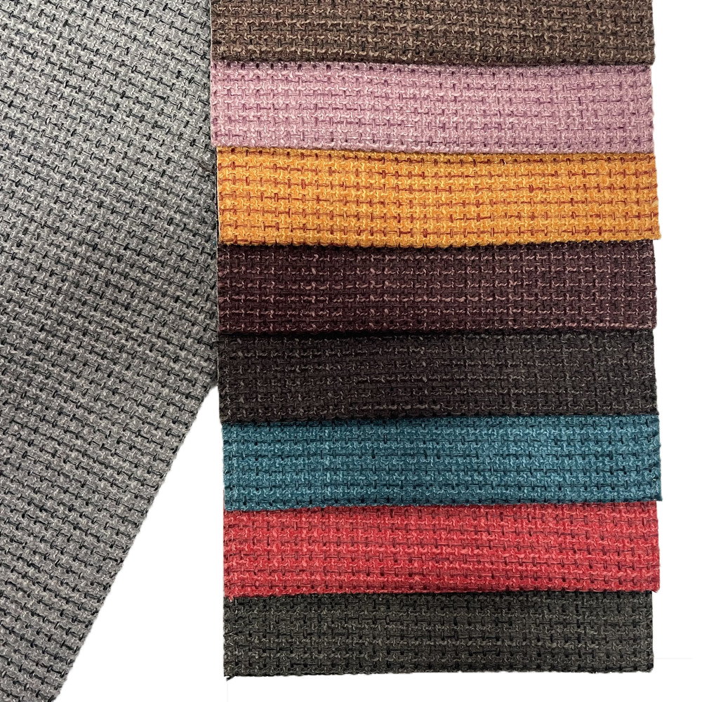  Cheap Minimalist Style Polyester Chenille Linen Sofa Fabric