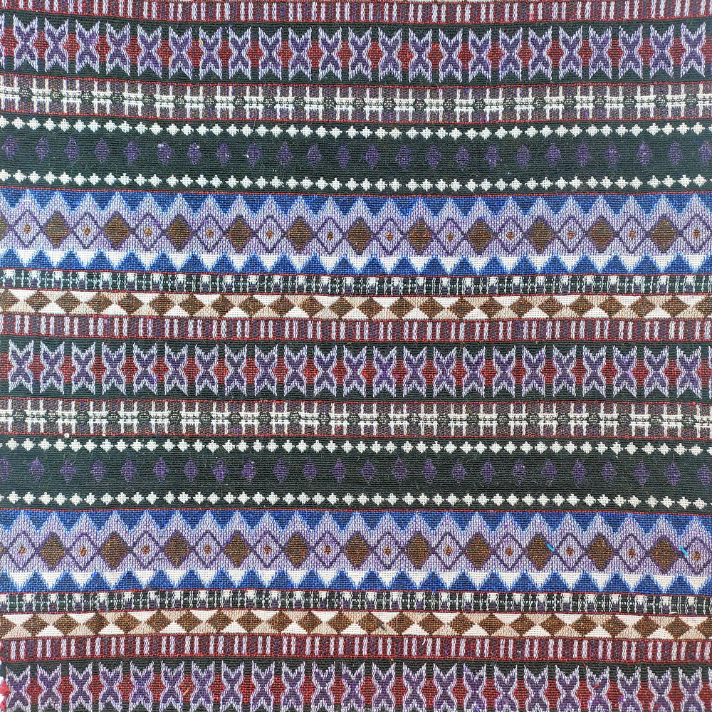 National Style Polycotton Yarn Dyed Jacquard Upholstery Fabric for Sofa Cushion 