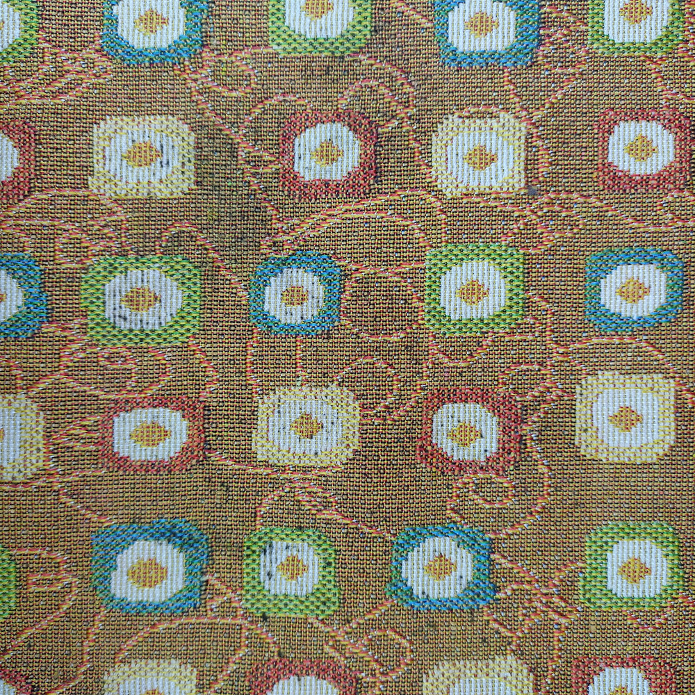 Square Pattern Jacquard Upholstery Fabric for Sofa Cushion Tablecloth 