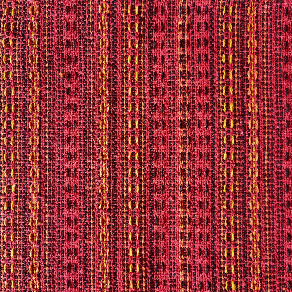 Recycled Cotton Fabric Wholesale National Style Jacquard Fabric for Clothing Sofa