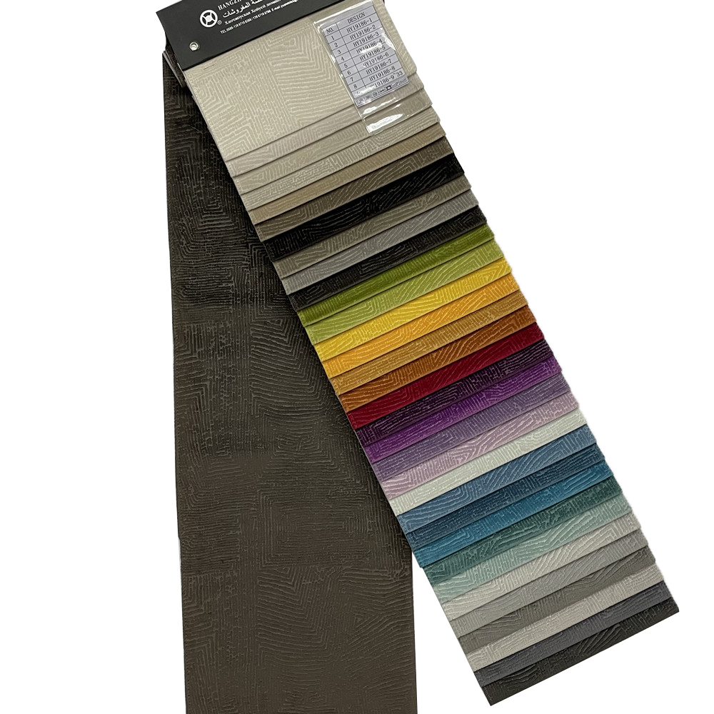 High Quality Plain Polyester Holland Velvet Embossing Sofa Fabric 