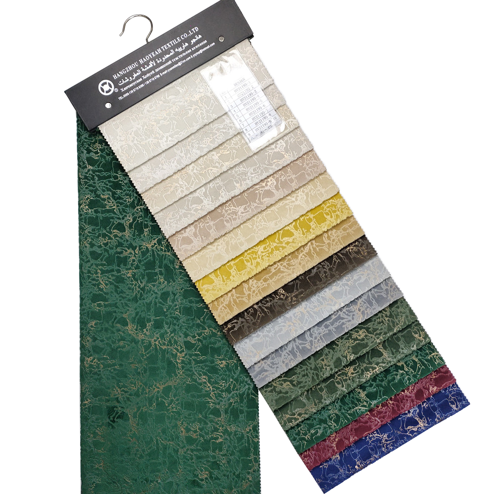Super Soft Foil Bronzing and Pressure Glue Holland Velvet Sofa Fabric