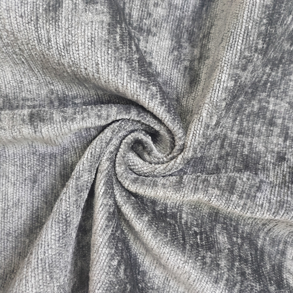Super Delicate Soft Design Polyester Chenille Jacquard Sofa Fabric