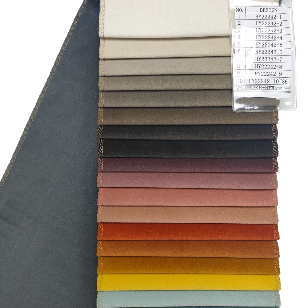 370GSM New Design Multicolor Plain Special Polyester Velvet Fabric for Sofa