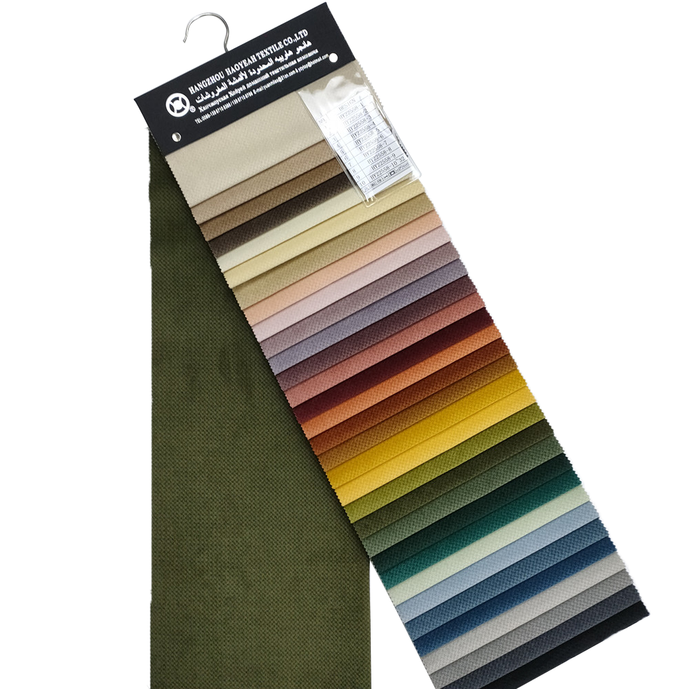 Super Soft Solid Color Flat Twill Jaguar Fabric for Sofa
