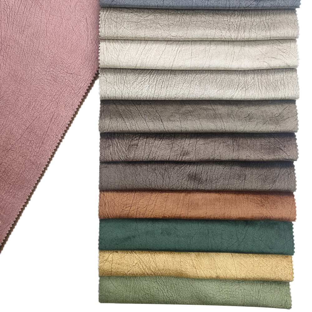 400GSM Polyester Super Soft Holland Velvet Printing Velvet Sofa Fabric 