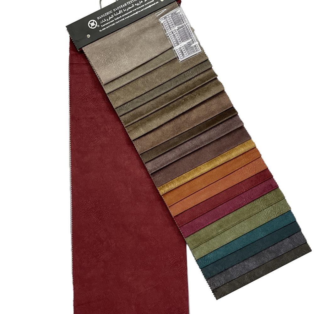 Pure Color Holland Velvet Printed Upholstery Fabric for Sofa