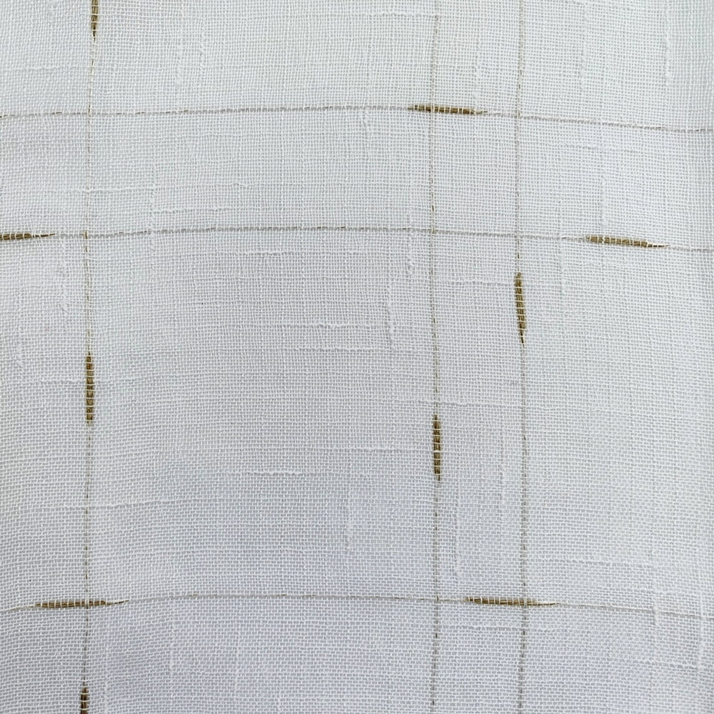 Factory Direct Sales Polyester/linen Blended Yarn Transparent Faux Linen Sheer Voile Curtain Fabric For The Living Room