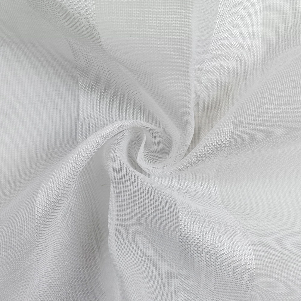 Best Selling Classic Linen Sheer Curtain Fabric Slub Texture Voile Transparent Tulle Home Textile Fabric For Hotel Home Curtain