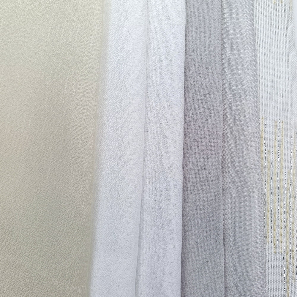 Wholesale Sparkly 100% Polyester Solid Color Luxury Style Foil Mesh Metallic Sequin Sheer Curtain Fabric For Home Textile