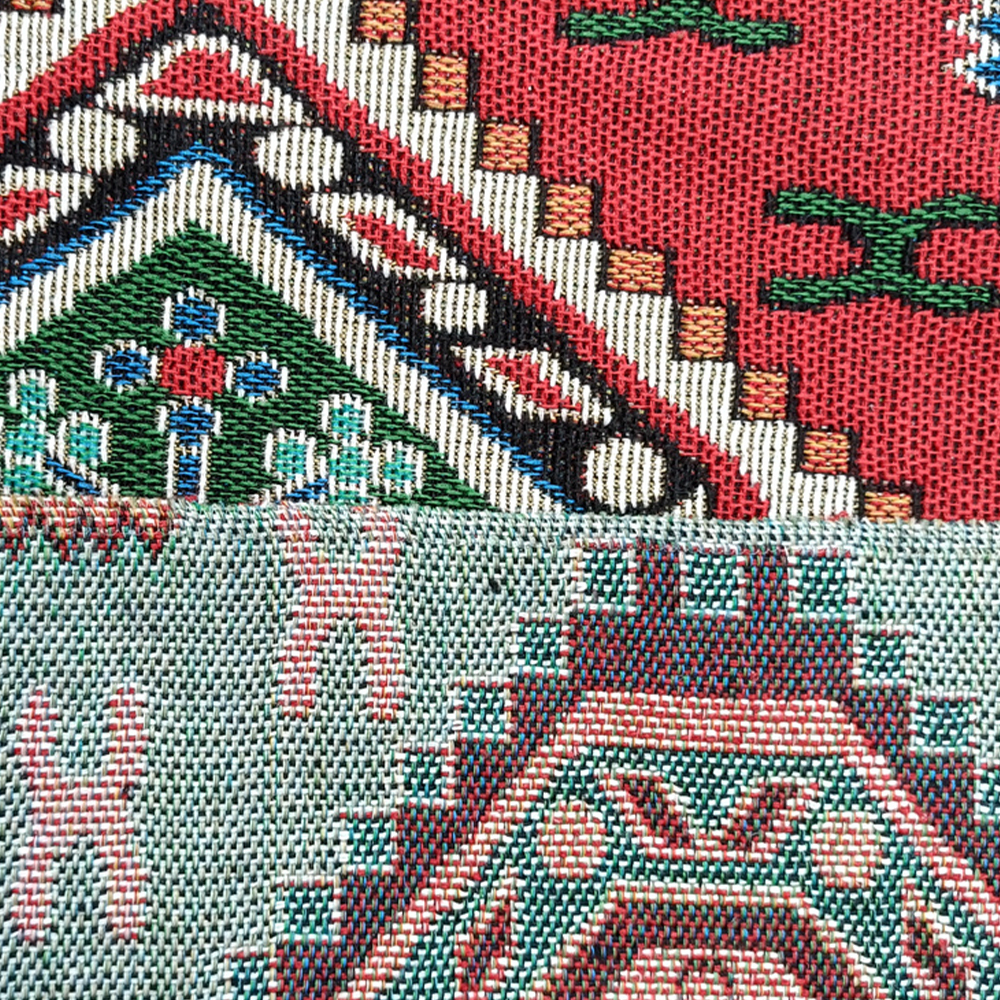 Factory Direct Sales 420GSM Heavyweight Soft Feel Polyester Cotton Blended Woven Cotton Jacquard Fabric for Home Textile