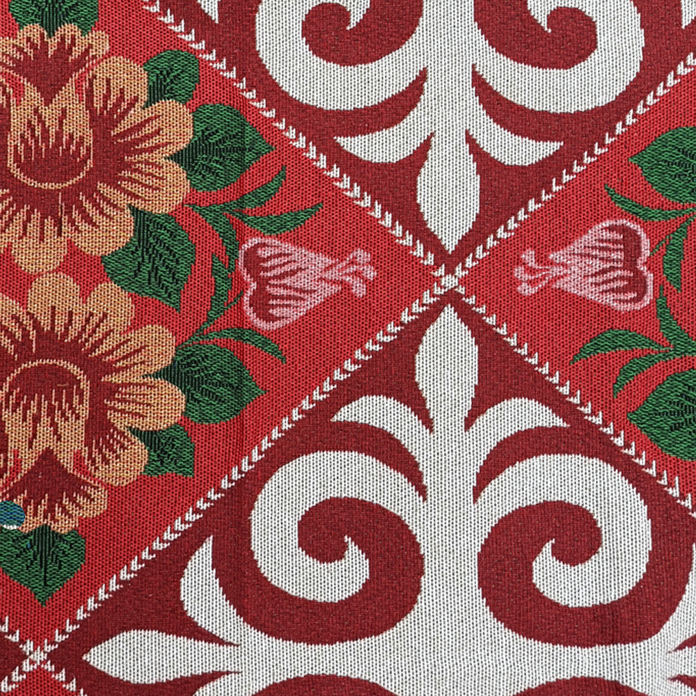 Factory Direct Sales 420GSM Heavyweight Soft Feel Polyester Cotton Blended Woven Cotton Jacquard Fabric for Home Textile