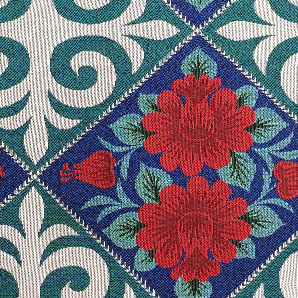 Factory Direct Sales 420GSM Heavyweight Soft Feel Polyester Cotton Blended Woven Cotton Jacquard Fabric for Home Textile