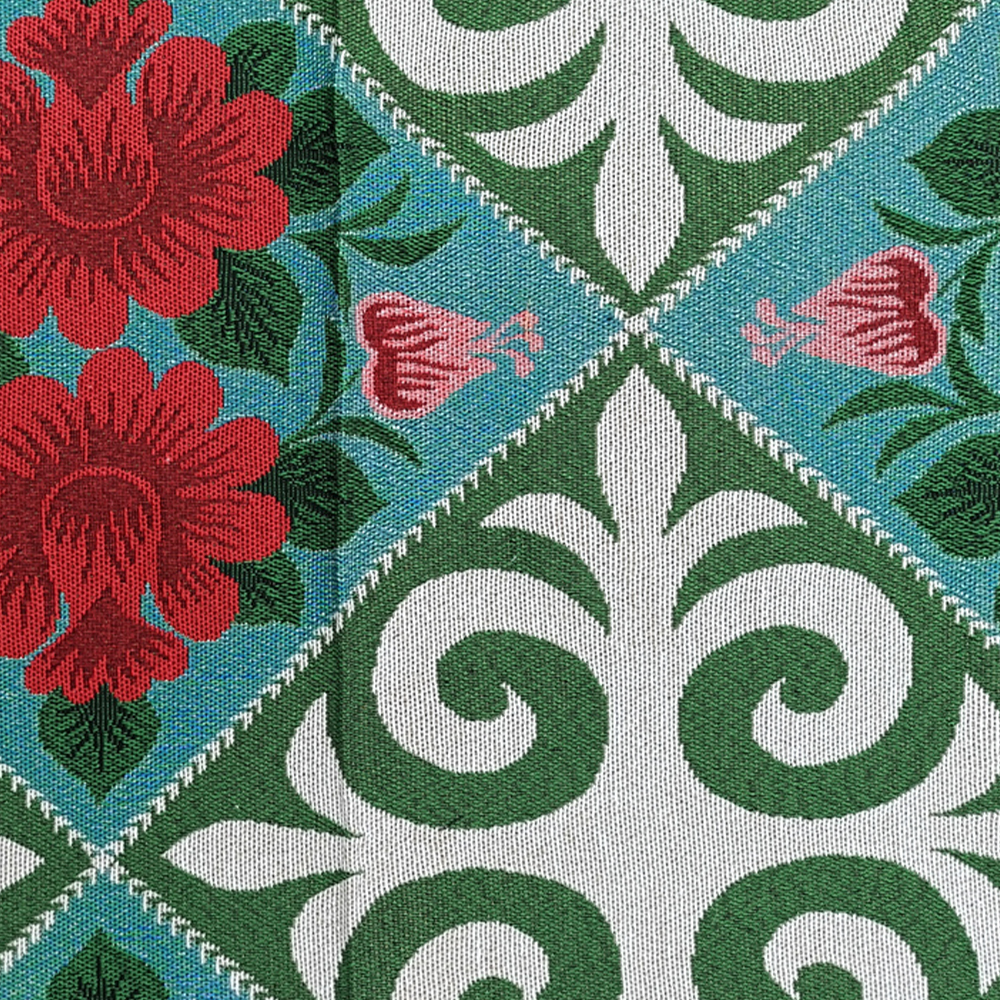 Factory Direct Sales 420GSM Heavyweight Soft Feel Polyester Cotton Blended Woven Cotton Jacquard Fabric for Home Textile